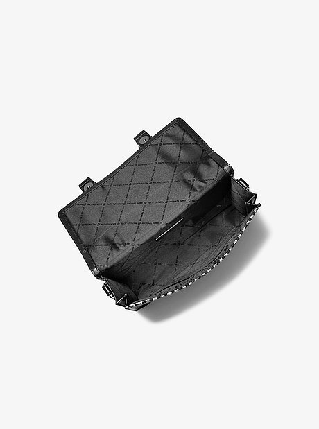Sac &agrave; bandouli&egrave;re mallette Cooper &agrave; motif pied-de-poule