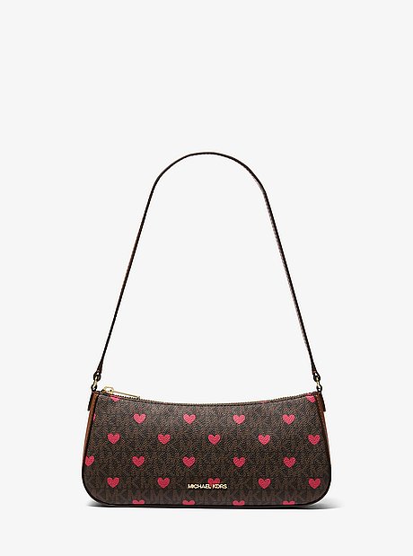 Sammy Small Printed Signature Logo Pochette