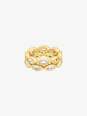 Marquise Cut Cubic Zirconia Tennis Ring