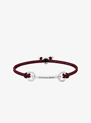 Horsebit Cord Slider Bracelet