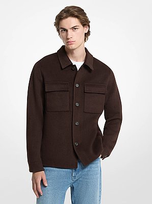 Chaqueta tipo camisa Joshua de mezcla de lana