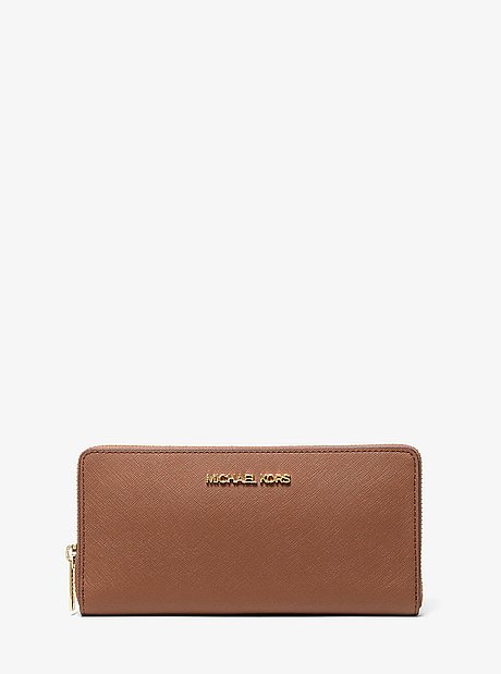 Jet Set Travel Large Crossgrain Leather Wallet