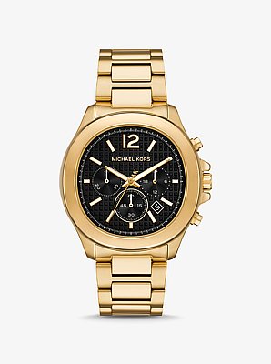 Oversized Sage Gold-Tone Watch