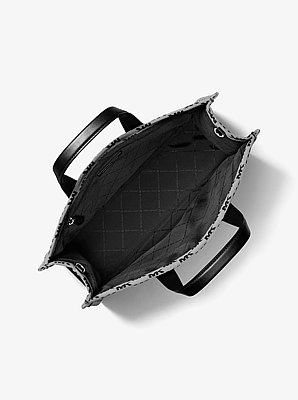 Gigi Large Logo Jacquard Tote Bag