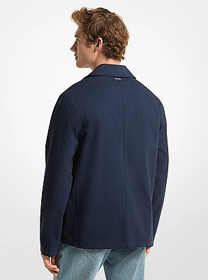 Cotton-and-Linen Blend Chore Coat