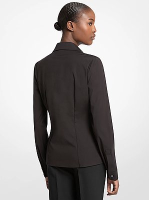 Hansen Stretch Cotton Poplin Shirt