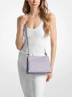 Christina Small Signature Logo Crossbody Bag