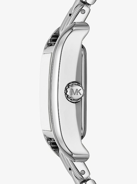 Ensemble-cadeau de montre miniature Monroe et de bijoux de ton argent