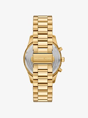 Oversized Lexington Gold-Tone Watch