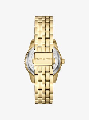 Orologio Bryant mini tonalit&agrave; oro con pav&eacute; e logo