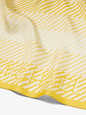 Schal aus Seide mit Streifen