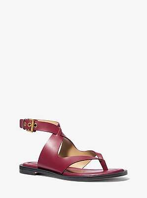 Irene Leather Wrap Sandal