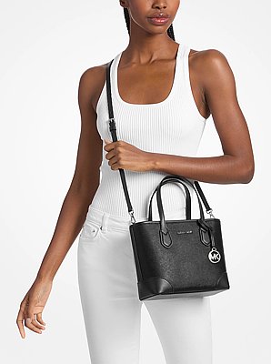 Bolso tote Eva extrapeque&ntilde;o convertible de piel saffiano