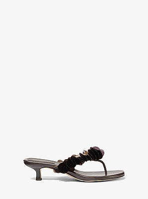 Loretta Sequin Embellished Sandal