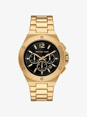 Oversized Lennox Gold-Tone Watch