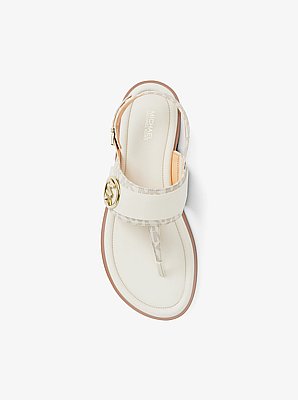 Carmen Signature Logo Thong Sandal