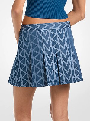 Mini-Faltenrock mit MK2000-Logomuster