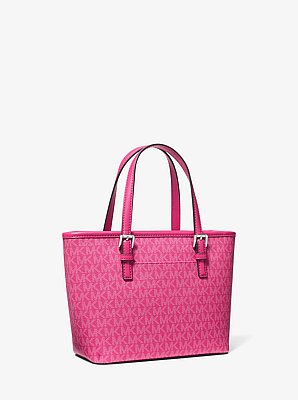 Jet Set Travel Extra-Small Logo Top-Zip Tote Bag
