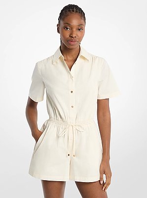 Cotton Poplin Romper