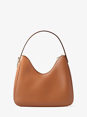 Nayla Medium Pebbled Leather Shoulder Bag