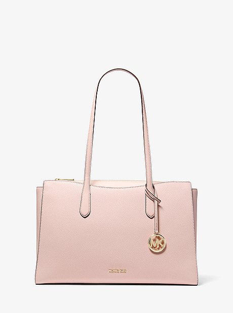 Arden Medium Pebbled Leather Tote Bag