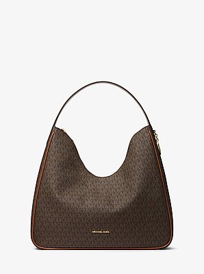 Nayla Medium Signature Logo Shoulder Bag