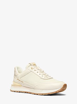 Nova Leather and Nylon Trainer