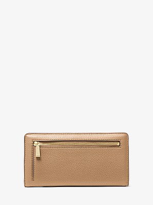 Bryant Large Pebbled Leather Snap-Front Wallet