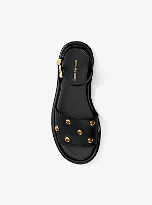 Rosetta Studded Leather Sandal