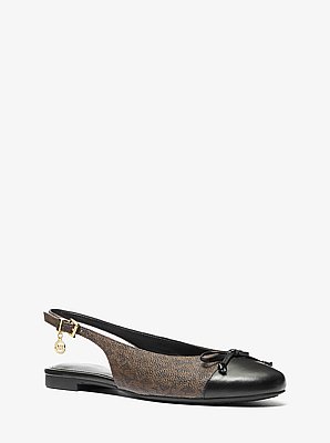 Piper Signature Logo Slingback Ballet Flat
