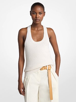 Cashmere and Linen Tank Top