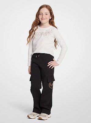 Shirt aus Baumwolle mit KORS-Nietenlogo