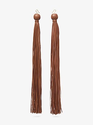 Tassel Leather Earrings