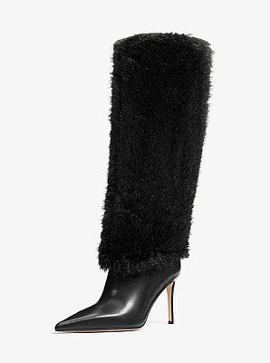 Botte Dawn en fausse fourrure