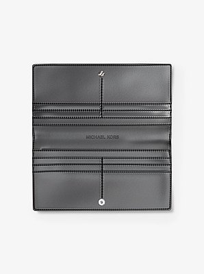 Billetera Carson grande con logotipo de la marca