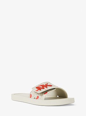 Palmer Printed Signature Logo Slide Sandal