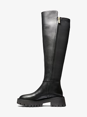 Stiefel Asher aus Leder mit Profilsohle