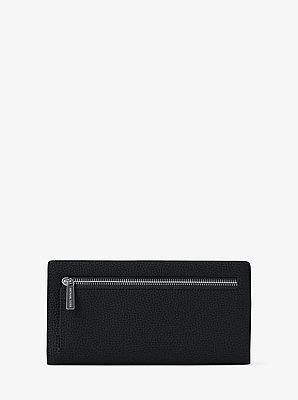 Carson Large Pebbled Leather Wallet