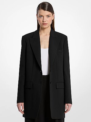 Wool Serge Boyfriend Blazer