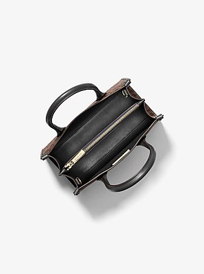 Geantă satchel Maple de mici dimensiuni cu logo distinctiv