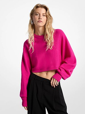 Pullover a maniche dolman in lana