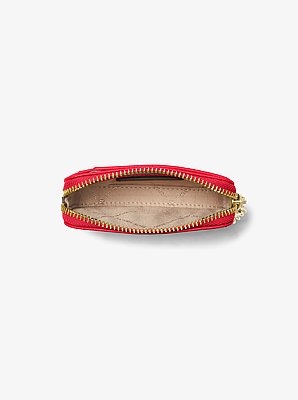 Medium Saffiano Leather Chain Card Case