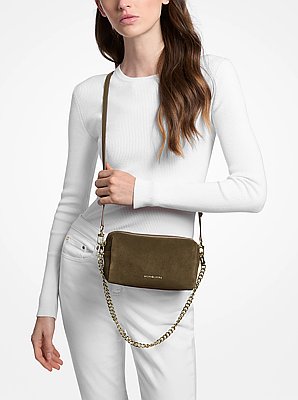 Bryant Small Suede Convertible Crossbody Bag