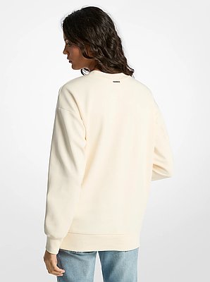 Graphic Logo Cotton Blend Sweatshirt