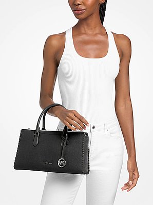 Bolso satchel Arden mediano con cremallera superior