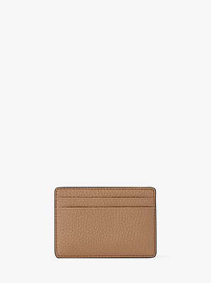 Pebbled Leather Card Case