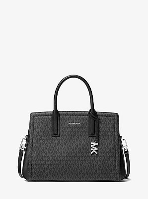Laila Medium Signature Logo Satchel