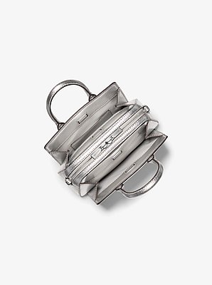 Laila Extra-Small Metallic Leather Crossbody Bag