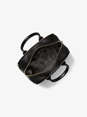 Petit sac messager Ashton en poils de veau &agrave; imprim&eacute; l&eacute;opard