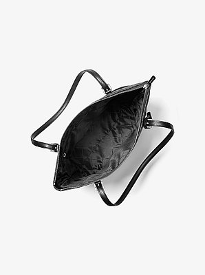 Cabas Jet Set de taille moyenne &agrave; logo Signature et glissi&egrave;re sup&eacute;rieure